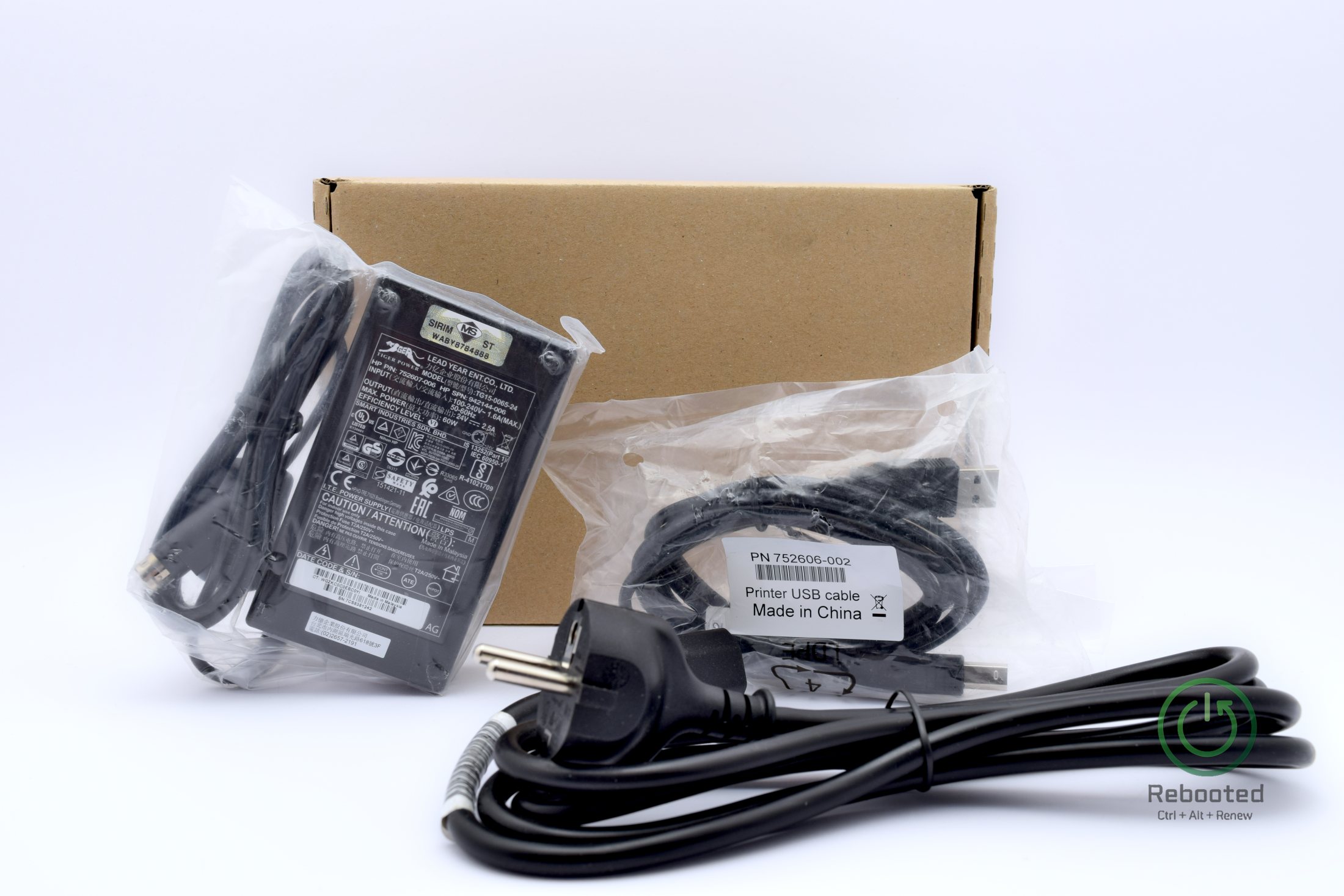HP Thermal Printer AC Power Adapter 60W