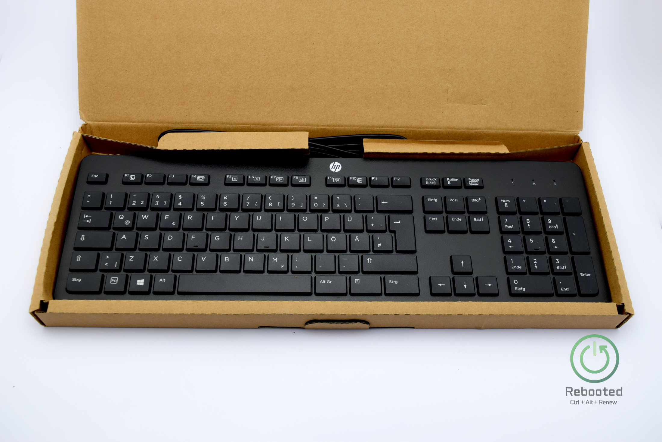 HP Клавиатура с кабел SLIM product photo, view 1